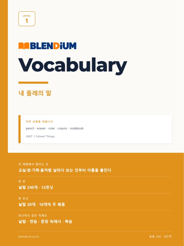 BLENDIUM Vocabulary
